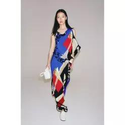 ZARA ZW COLLECTION 온 컬렉션 PRINT 프린트ED MID 미드I 미디 DRESS 드레스 원피스 - MultiCOLOUR 컬러ED