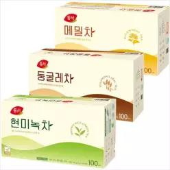 동서 현미녹차 100T+둥굴레차 100T+메밀차 100T {QHJ}