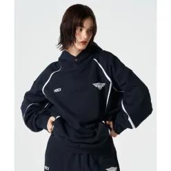 HDEX 에이치텍스 윙드 로고 컬러 블럭 후디 (Navy)386107