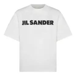 [B47]질샌더 J22GC0221J20347102 남성 티셔츠 상의 탑 WHITE COTTON T SHIRT