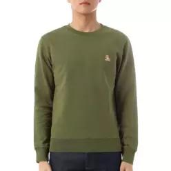 MAISON KITSUNE CHILLAX PATCH REGULAR SWEATSHIRT LM00303KM0001-P384 칠렉스 패치 레귤러 맨투맨 4213422