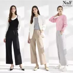 NNF 스판 밴딩 와이드 팬츠 3종 (N04-3)