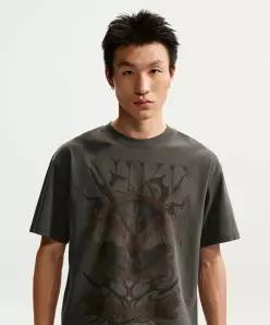 농구 티셔츠 M - 블랙 II0678-010 6251484