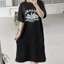 [라일리여성의류] Rly 여성 오버핏 루즈핏 빅사이즈 원피스
