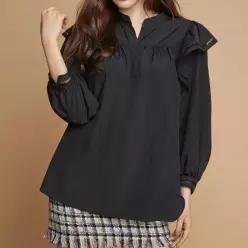 카라 레이스 블라우스 1종