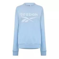 Reebok 리복 크롭드 크루넥 정사이즈 스웨트셔츠 - 필 굿 블루 7631111