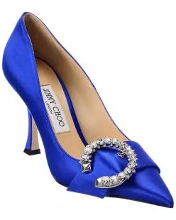 Jimmy Choo 지미 추 멜바 90 새틴 펌프 5652945