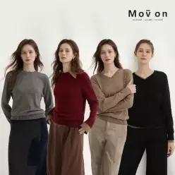 [하프클럽/신세계]모브온 가을 쫀쫀니트 4종