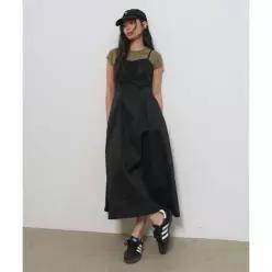 제너럴아이디어 GENERALIDEA 레이스 슬리브리스 롱 원피스 [BLACK] / GF2LOP505 265325
