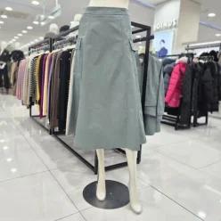 [조이너스]여성 브랜드 25신상 면 A라인 스커트 치마JFS2WQS0010_US