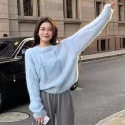[하프클럽/셀러허브_여성트랜드패션]데일리 여자 봄 여름 라운드넥 쫀쫀 스