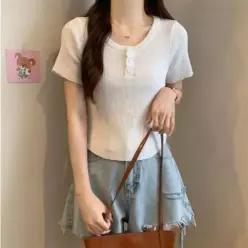 [하프클럽/셀러허브_여성트랜드패션]데일리 여자 봄여름 데일리 골지 슬림