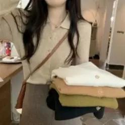 [하프클럽/셀러허브_여성트랜드패션]데일리 여자 모던 레이스 버튼 포인트