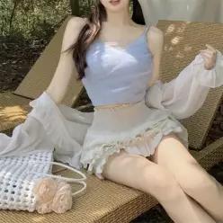 [하프클럽/셀러허브_여성트랜드패션]데일리 여자 5컬러 브이 셔링 언발 끈