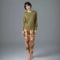 바바라 언더웨어 메이 직수입 모달 여성 상의 7부 실내복 GWP1028L FNL744
