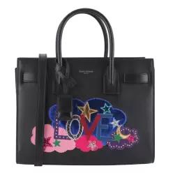 [SAINT LAURENT] 멀티 컬러 패치워크 베이비 삭 드 주르 러브백 413047 CW7V1 1077