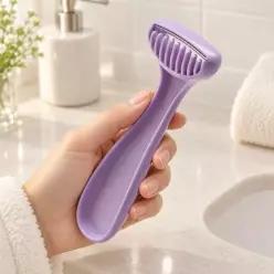 여성 바디 제모기 안전한 곡선형 디자인 다리 겨드랑이 털 정리 면도기 저자극 바디케어 쉐이빙