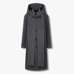 스튜디오톰보이 핸드메이드 후드머플러 롱코트 9105411C031024780