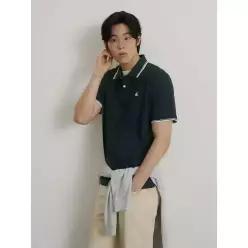 [빈폴] [26SS 30%OFF] 허니쿨 칼라넥 티셔츠 그린 (BC6542C80M)