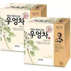 수앤서B2 티백 우엉차 쌍계 80T 40개입x2개 옥수수수염차 보리차 생활