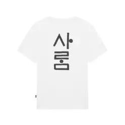 NT7UR60B 반팔카라티 반팔면티 한글 반팔 티셔츠 WHITE 5130227
