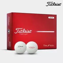 타이틀리스트 2026 트루필 (TRUFEEL) 2피스 골프공 12개입, 화이트