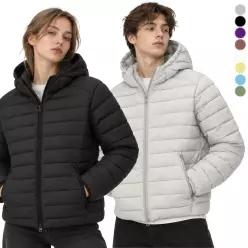 스파오 SPAO 씬라이트 후드 경량 패딩 자켓