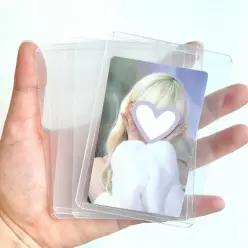 투명 아크릴 포토카드 10x7cm 25매 한묶음 사진 수집 굿즈 정리 문방구
