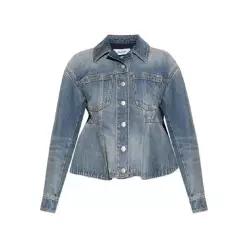Alexander McQueen 버튼 업 데님 재킷 826755QMADF TP441195037