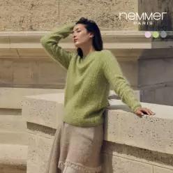 ((26FW)) 헤어리 케이블 니트
