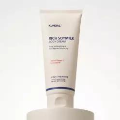 [100시간보습템] 쿤달 리치 소이밀크 크리미 바디크림 멜로우바닐라 200ml