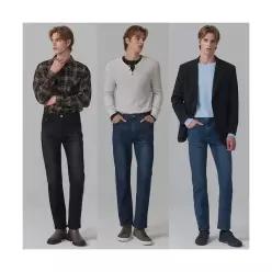 뱅뱅26FW 가을 남성 라이크라 스트레이트 데님 3종_638060