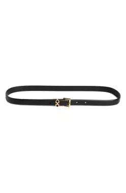 FERRAGAMO 페라가모 슬림 더블 간초 가죽 벨트 7548196