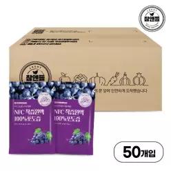 [참앤들황토농원] NFC 착즙 포도즙 50포 1박스