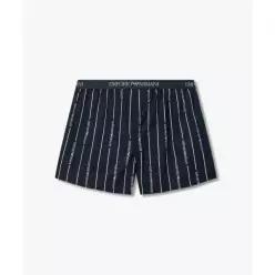 매장정품 EMPORIO ARMANI UNDERWEAR 남성 로고 밴딩 패턴드 트렁크_블루_0816312040