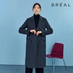 브리엘 25FW 캐시울 핸드메이드 롱 코트 1종