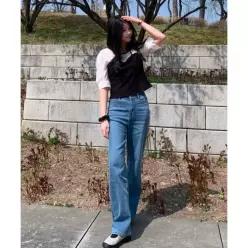 로엠 스트레이트 데님 RMTJG24G11