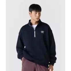 UMBRO 스웨터라이크 하프집업 맨투맨 네이비 UQ421CFSN2 5552898 _DVY0