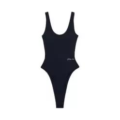 [정품] 글로니 GLOWNY G SCOOP NECK WAFFLE BODYSUIT (NAVY)