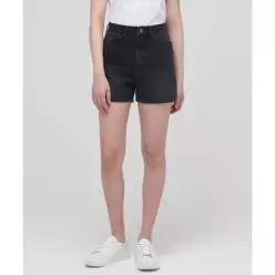 MUSINSA STANDARD WOMAN 우먼즈 베이식 데님 쇼츠 [워시드 블랙]