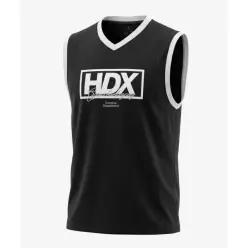 HDEX 박스 레이어 매쉬 슬리브리스 (Navy)