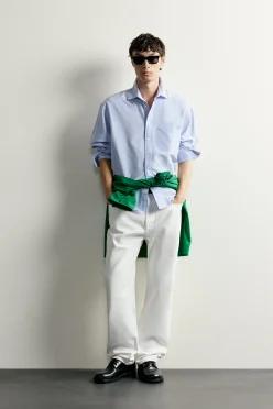 [국내매장] ZARA 남성 옥스퍼드 릴렉스핏 셔츠 - 981 1195/330/981 549910