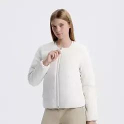 [정상가 : 169000원] N254WDW920 여성 헤론 U넥 경량 구스다운 점퍼 CRYSTAL BEIGE