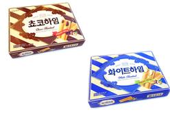 크라운제과 화이트하임 284g 2개+초코하임 284g 2개