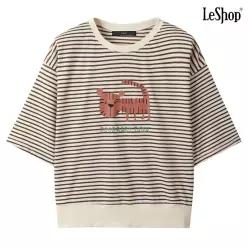 르샵 정상가 65000원 | 타이거 프린팅 스트라이프 반팔 티셔츠 DQ3LW019A 476890