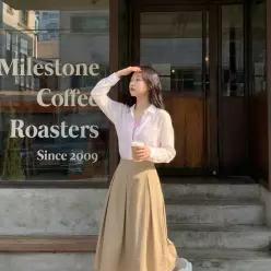시스루 셔츠 원피스 여행 여름 루즈핏 커버 기장 진주 호일 데일리 컬러 살안타 비치
