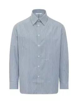 26FW 긴팔 셔츠 BM615816PL 131 WHITE NAVY DOM
