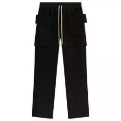 26FW 릭 오웬스 스트레이트 팬츠 DU02F6376 RIG 09 BLACK DOM