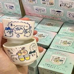 먼작귀 치이카와 술잔 소주잔 유리컵 사케 샷