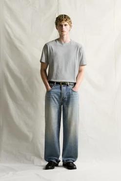 [국내매장] ZARA 남성 MEDIUM WEIGHT SUPIMA 티셔츠 - 그레이 4231/310/803 549891